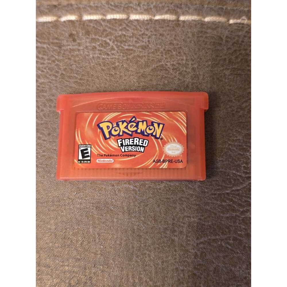 Pokemon: FireRed Version Nintendo Game Boy Advance Authentic Game Tested